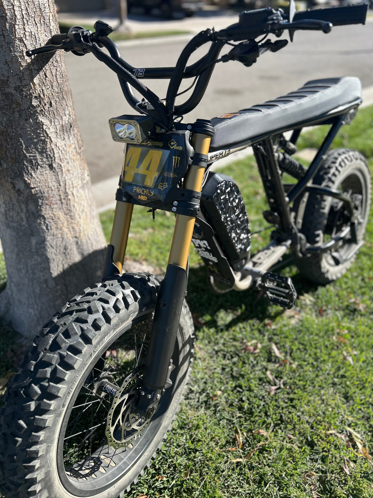 Dark gold fork wrap – Drw Racing