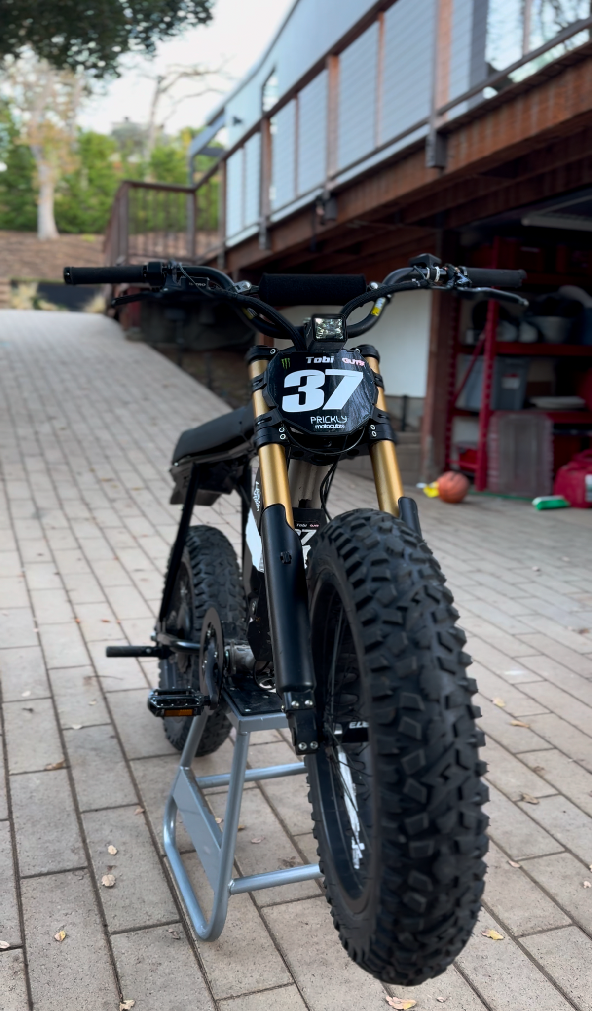 Dark gold fork wrap – Drw Racing